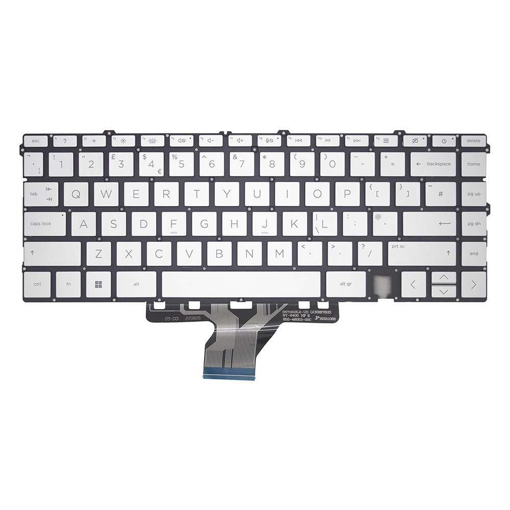 UK Keyboard For HP Envy 13-BA0000 13-BA1000 13T-BA000 with backlit Silver