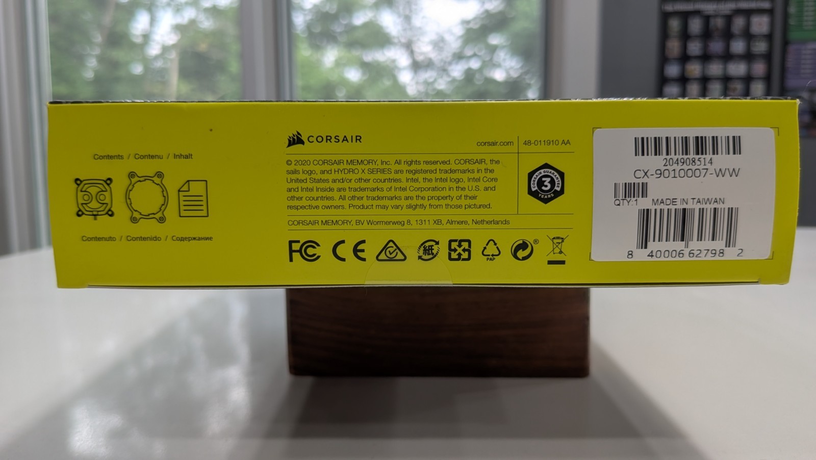 Corsair Hydro X Series XC7 RGB White CPU Water Block Intel LGA 1200 AMD AM4