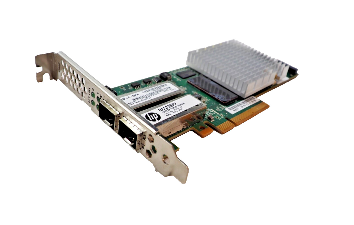 HP QLE3242-HP NC523SFP Dual Port 2x 10GB SFP+ Network Adapter 593742-001