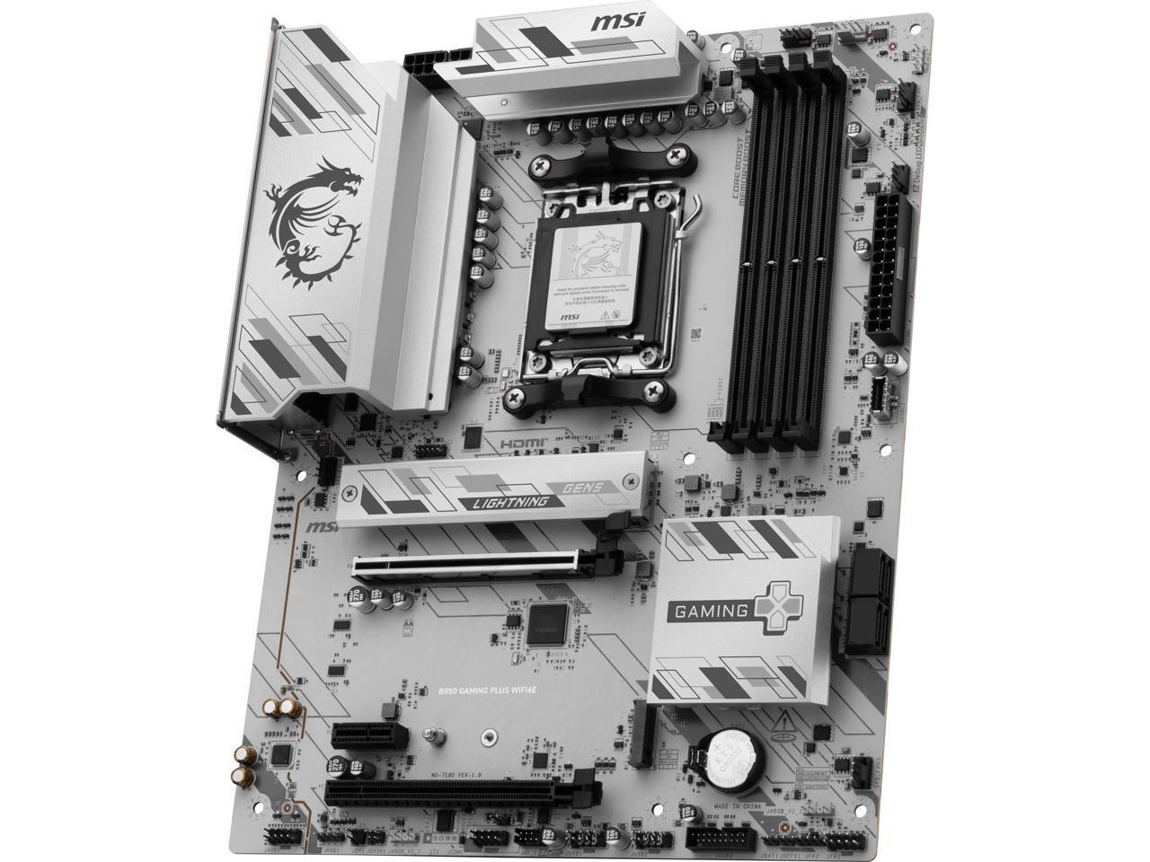 MSI B850 GAMING PLUS WIFI6E AM5 AMD B850 SATA 6Gb/s 5G Network Wi-Fi7 DDR5 Mothe