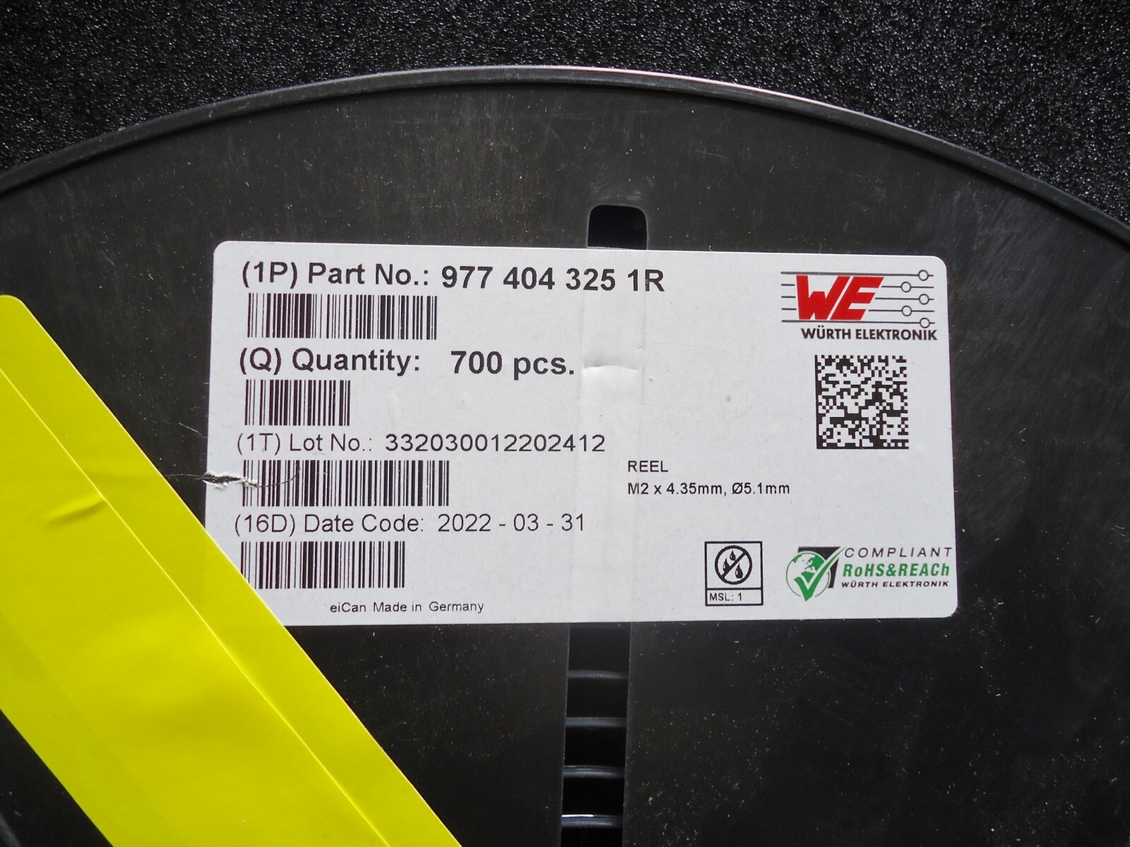 700 New WE(Wurth Elektronik)Mouser 710 9774043251R Steel Spacer, Made in Germany