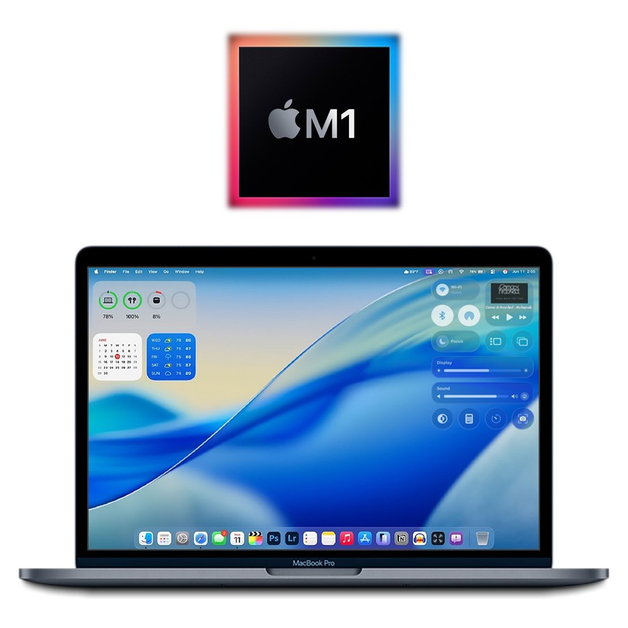2020 Apple M1 MacBook Pro 13.3″ 90%+ 8GB/512GB SSD (Gray) A2338 – w/Warranty