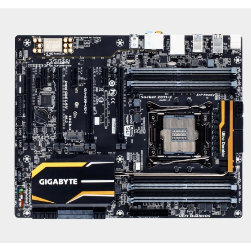 FOR GIGABYTE GA-X99-UD4 DDR4*8 LGA 2011-V3 128GB ATX Motherboard Test OK