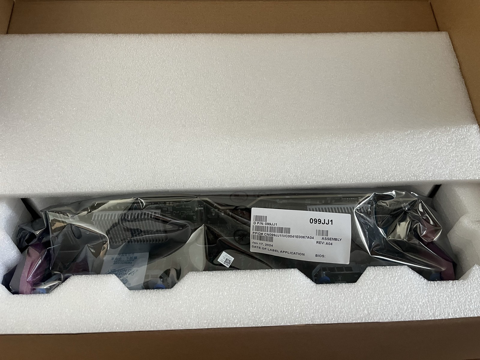 99JJ1 6K0M0 for Dell PowerEdge R750 24-Bay NVMe Direct Backplane
