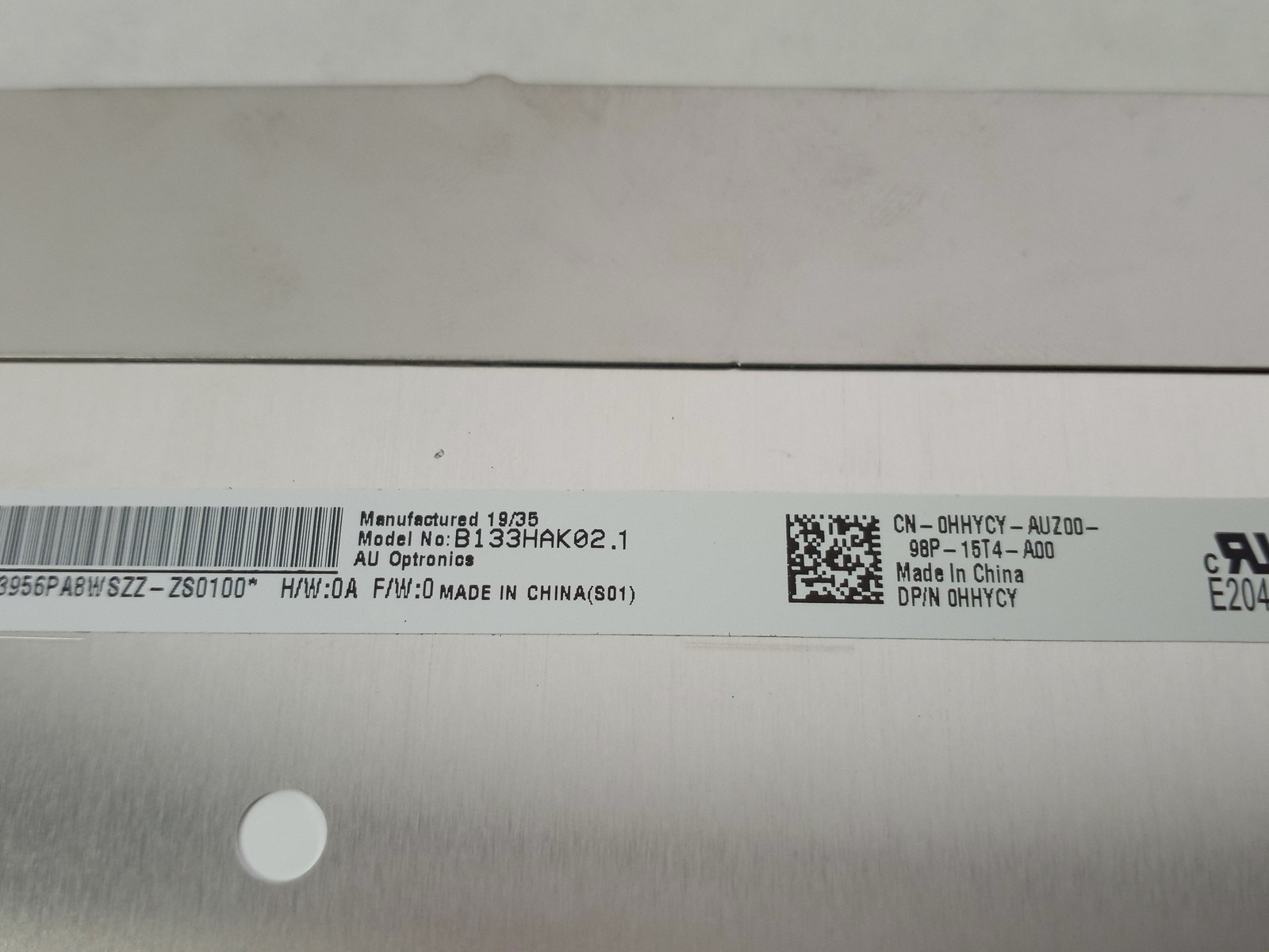 AU Optronics B133HAK02.1 HW0A 1920 x 1080 13.3 in Matte LCD Laptop Screen