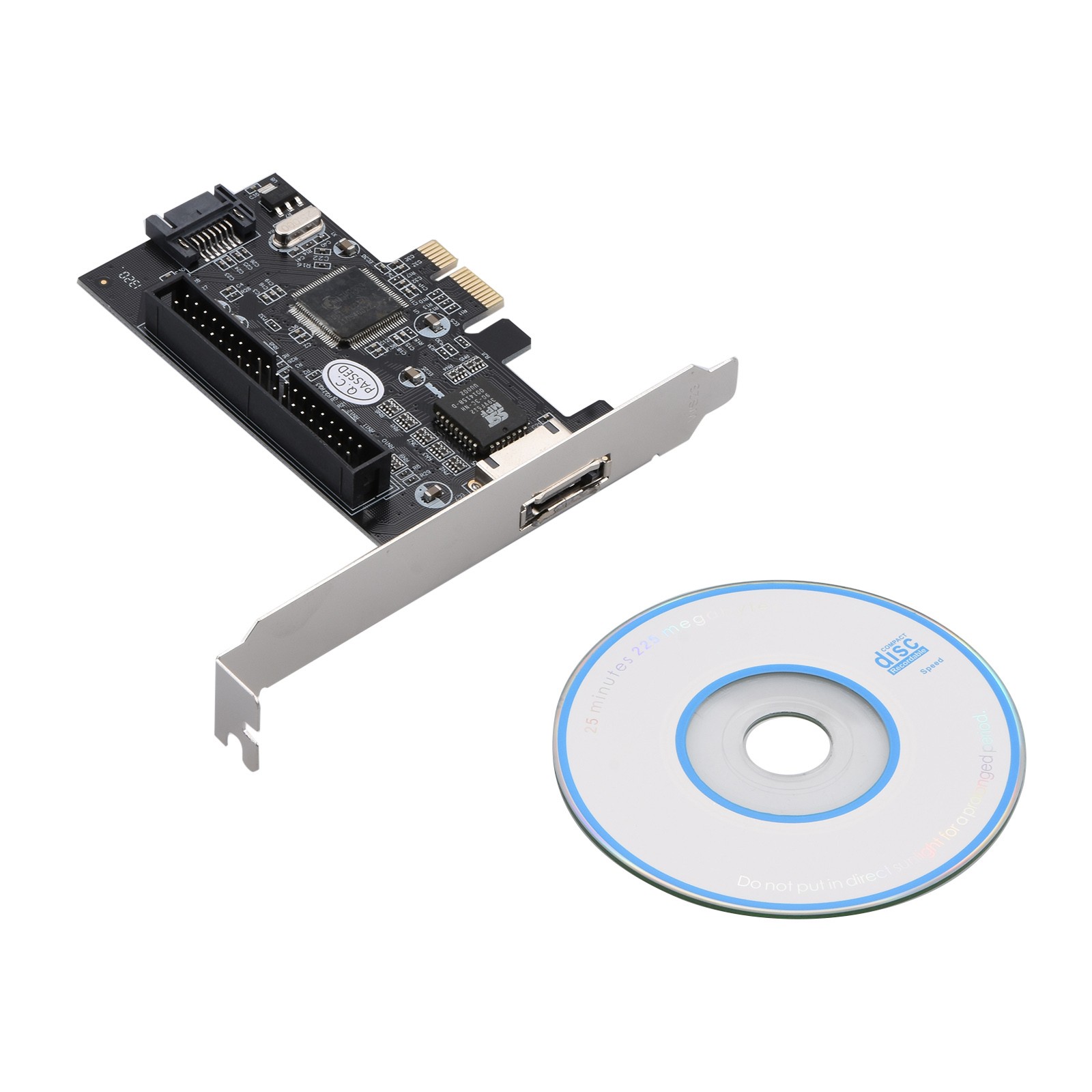 PCI-E to eSATA SATA IDE Expansion Card Raid Controller Adapter JMB363 ATA133