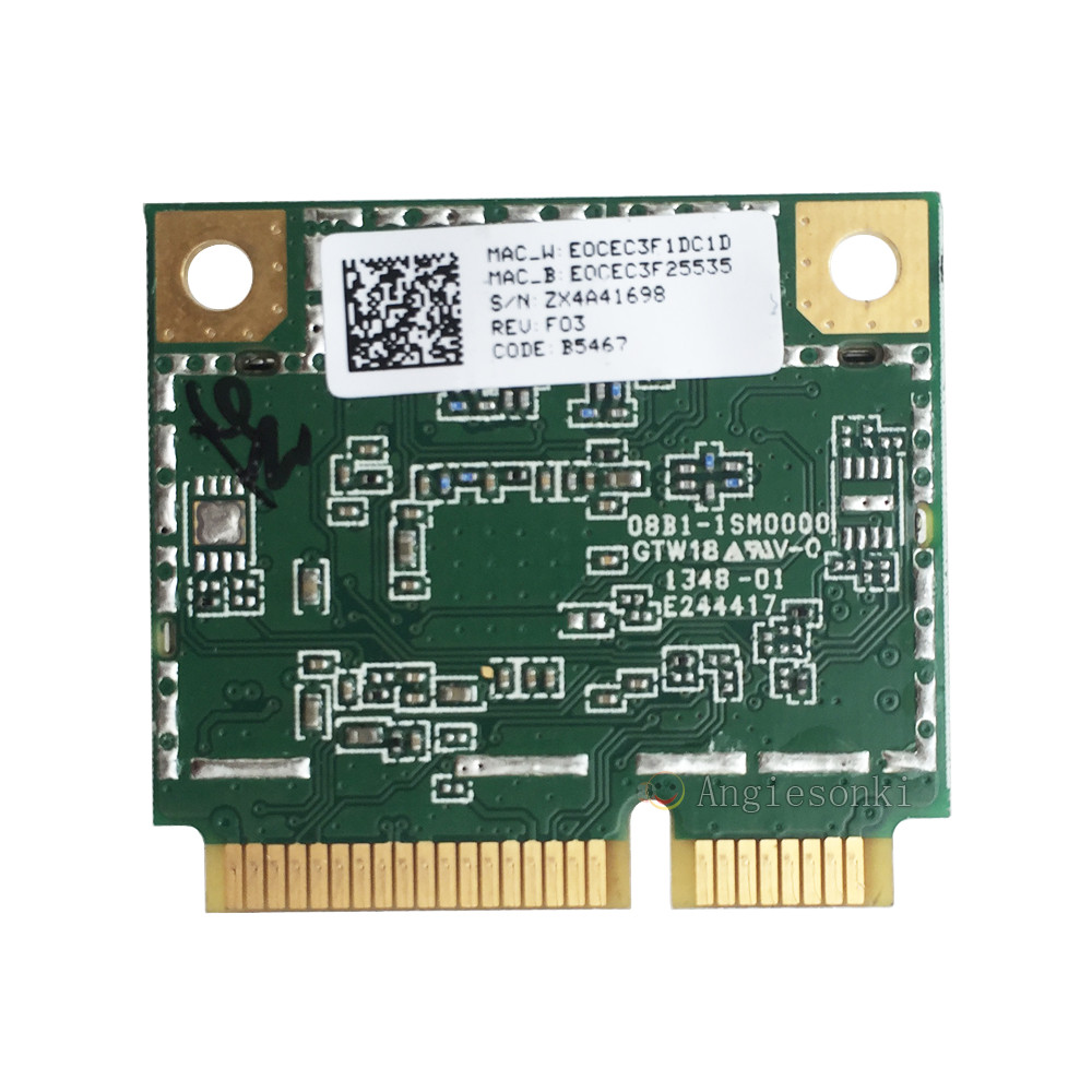 Atheros AR9462 AR5B22 Mini PCI-E WiFi WLAN Card BT 4.0 802.11N 2.4 5GHz