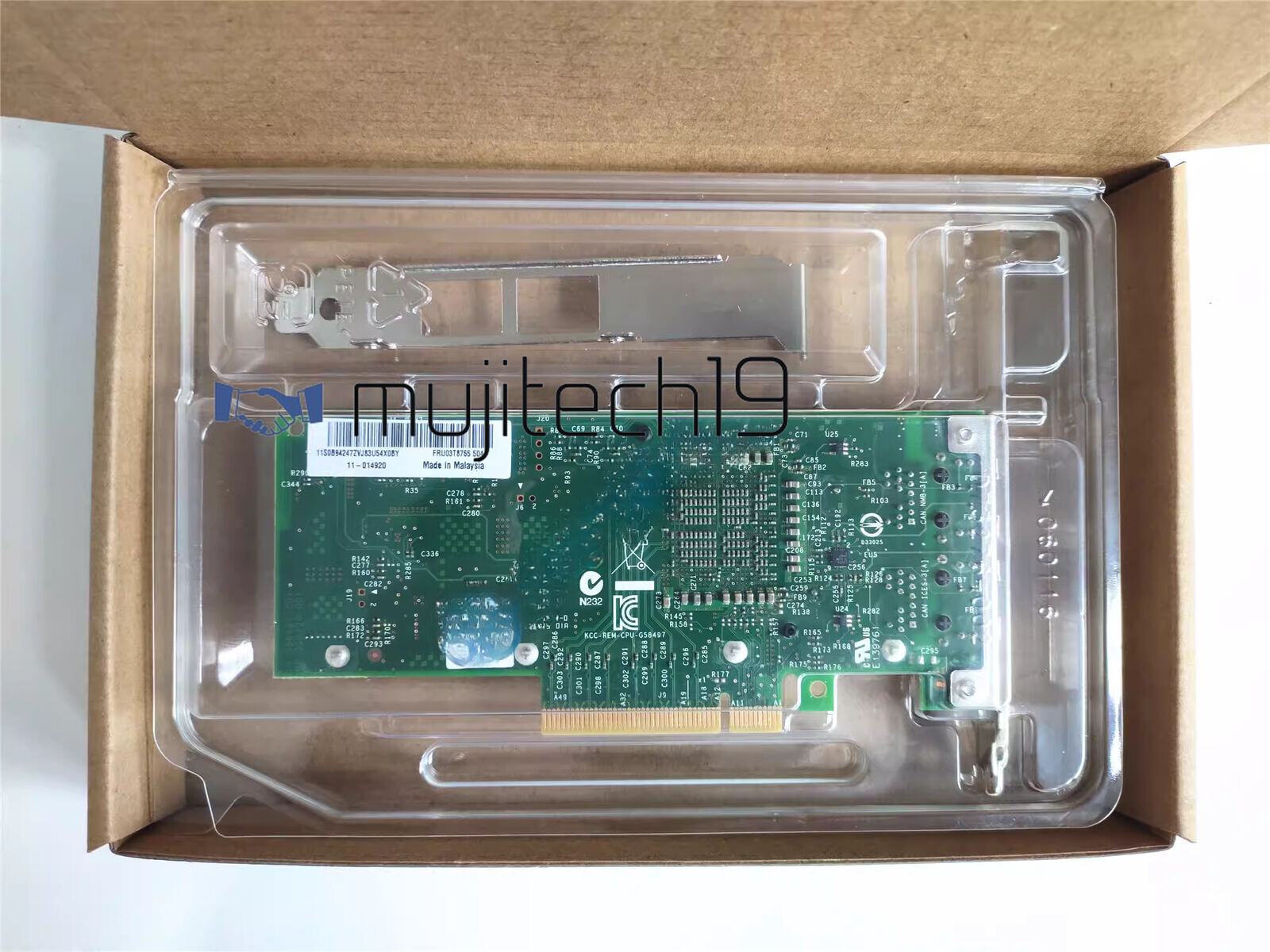 Lenovo Intel X540-T2 10GbE Dual Port Copper RJ-45 NIC Network Adapter 49Y7972