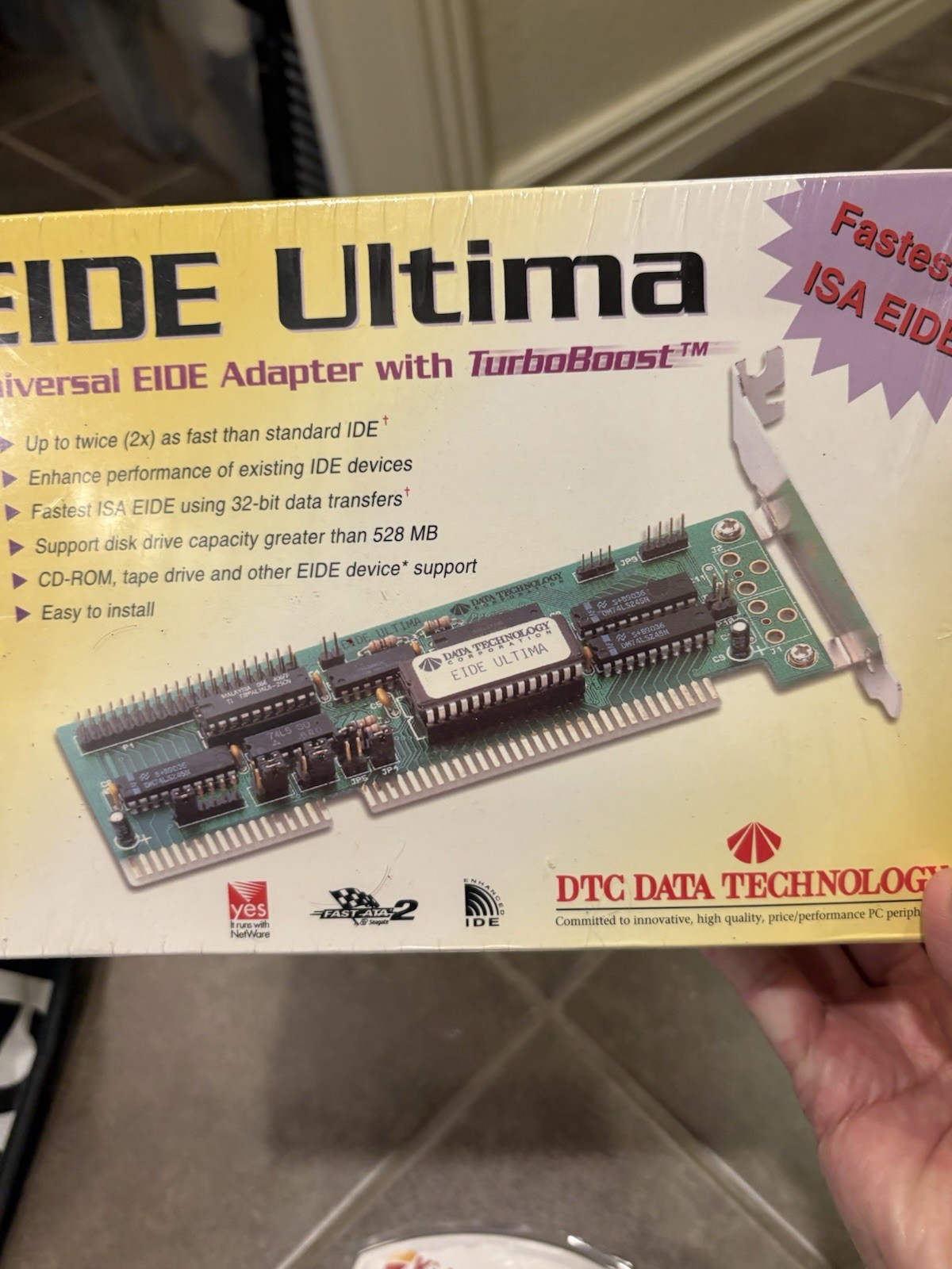 DTC Data Technology EIDE Ultima Universal EIDE Adapter ISA 400576-R
