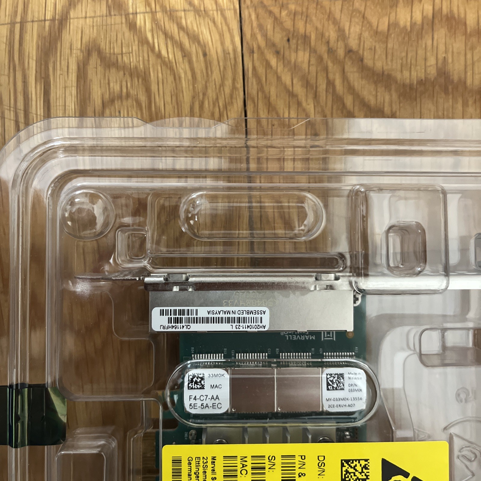Dell QL41164HFRJ Quad Port QLogic FastLinQ 41164 10G Base-T Server Adapter…