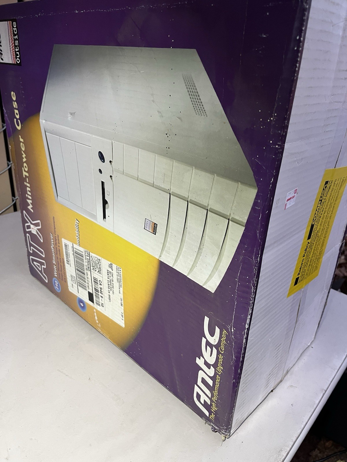 New Antec KS382 ATX Mini-Tower Computer Case PP255XH 250W SmartPower PSU Beige