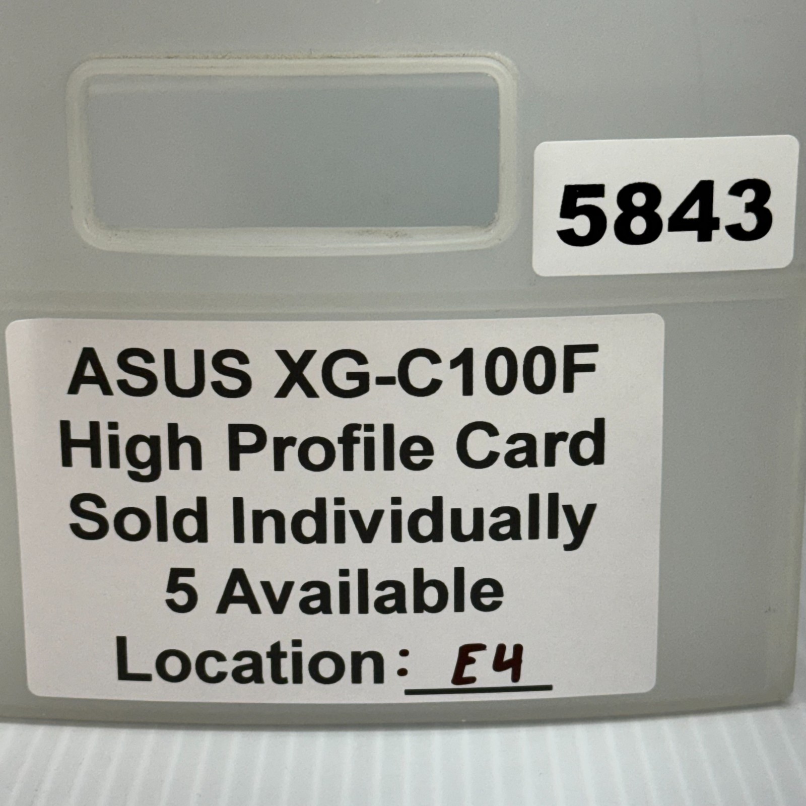 ASUS XG-C100F 10G Network Adapter SFP+ Port PCIe x4 Card – Full Height – Tested