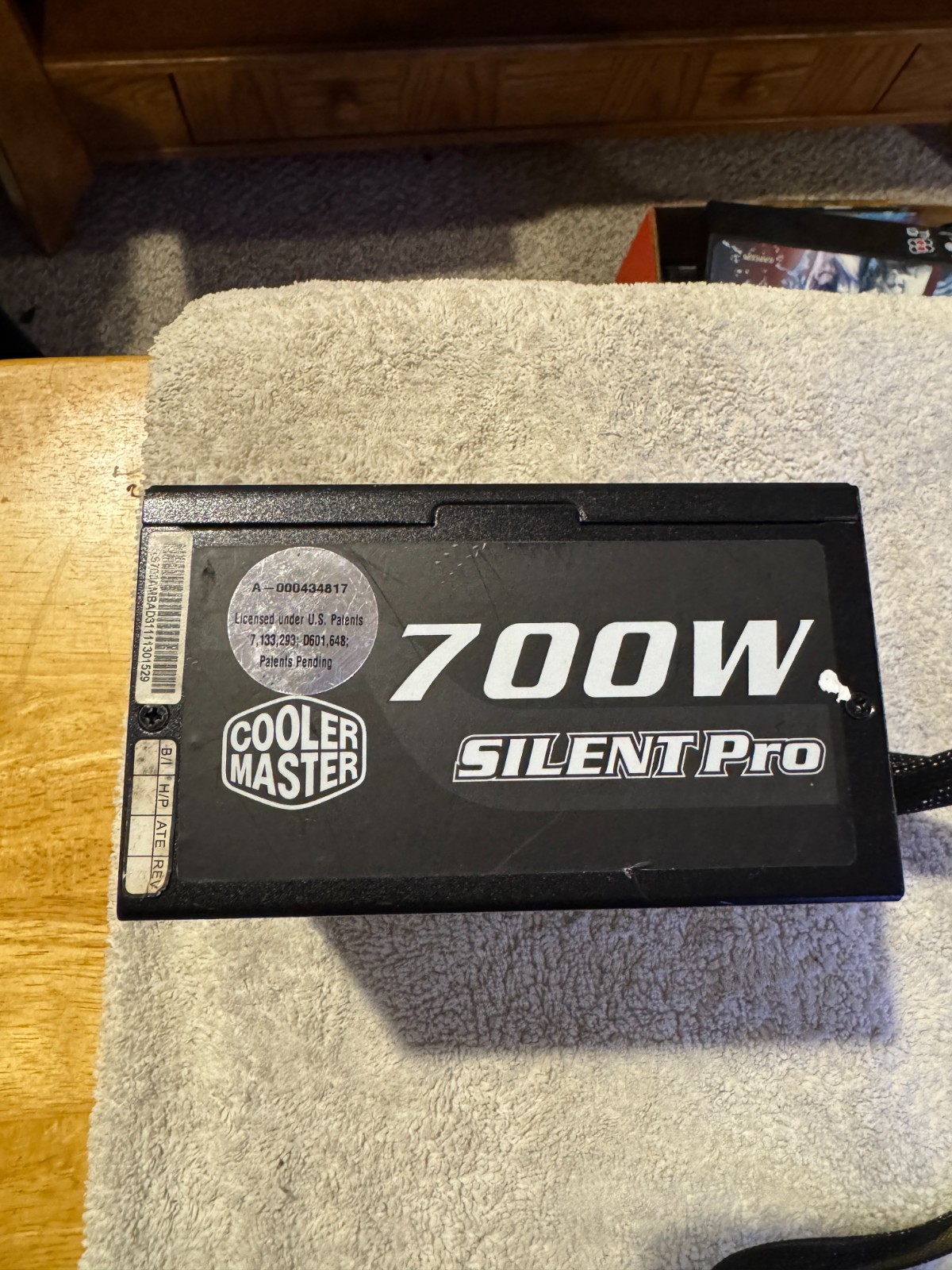 COOLER MASTER RS-700-AMBA-D3 700Watt Desktop P/S – PARTS/REPAIR UNKNOWN WORKING