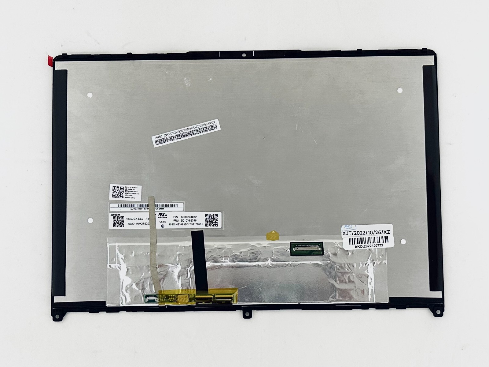 New Lenovo 5D10S39785 5D10S39787 5D10S39788 Lcd Touch Screen w/ Bezel 14″ WUXGA