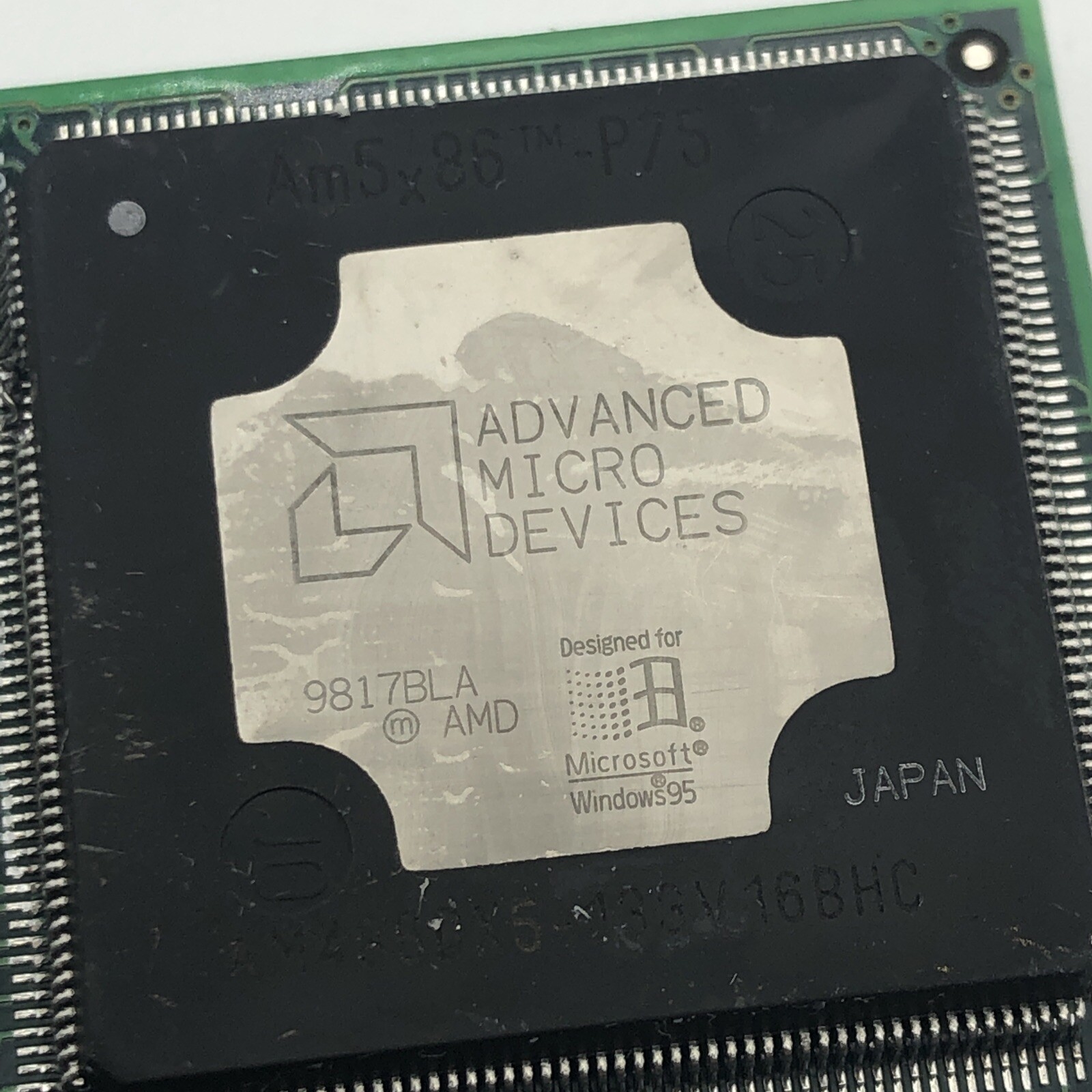 *AS-IS Evergreen Technologies 586 AMD 5X86 133MHz 168 UPGRADE Socket 3 Overdrive