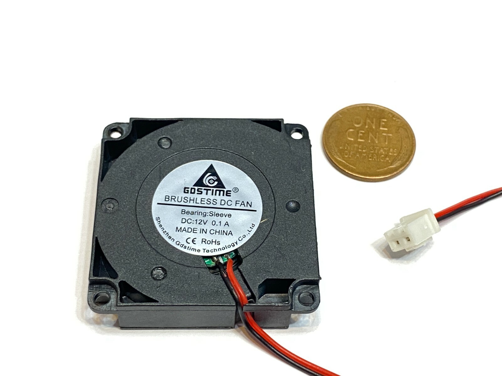 4 Pieces 12V 2Pin DC 40mm x 10mm 4010 Blower Radial Cooling 4cm Fan C4