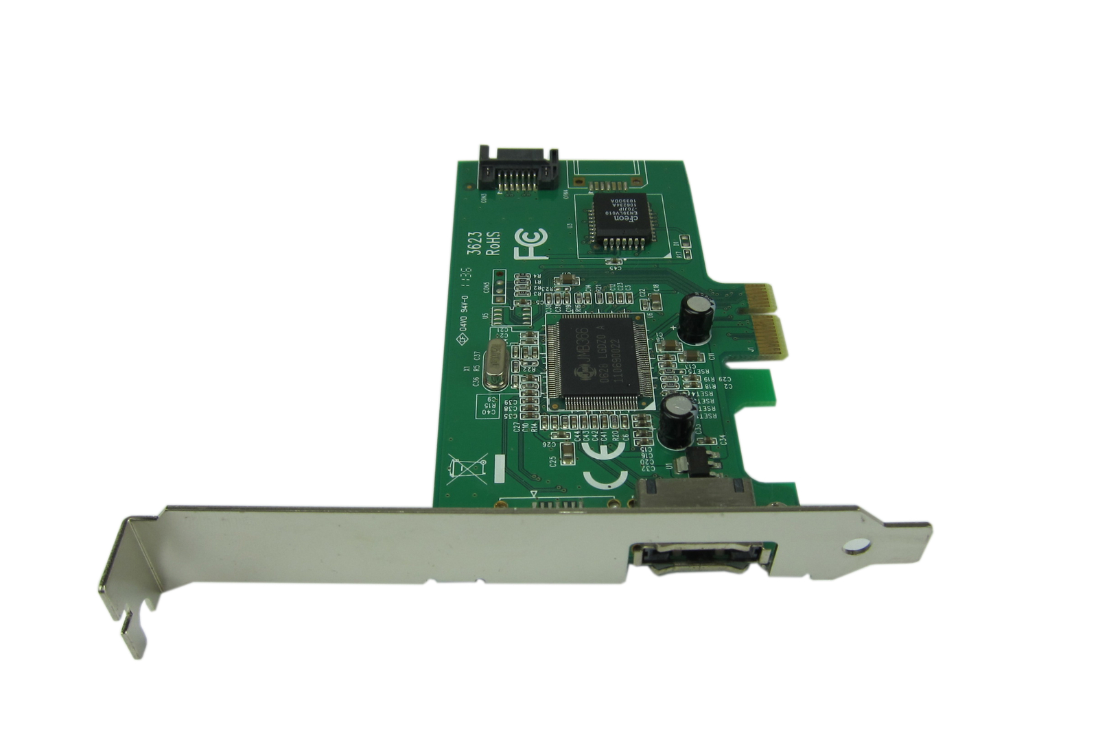 Dell StarTech 1-Port eSATA + 1-Port SATA II PCI-e SATA Controller Card H6GK7