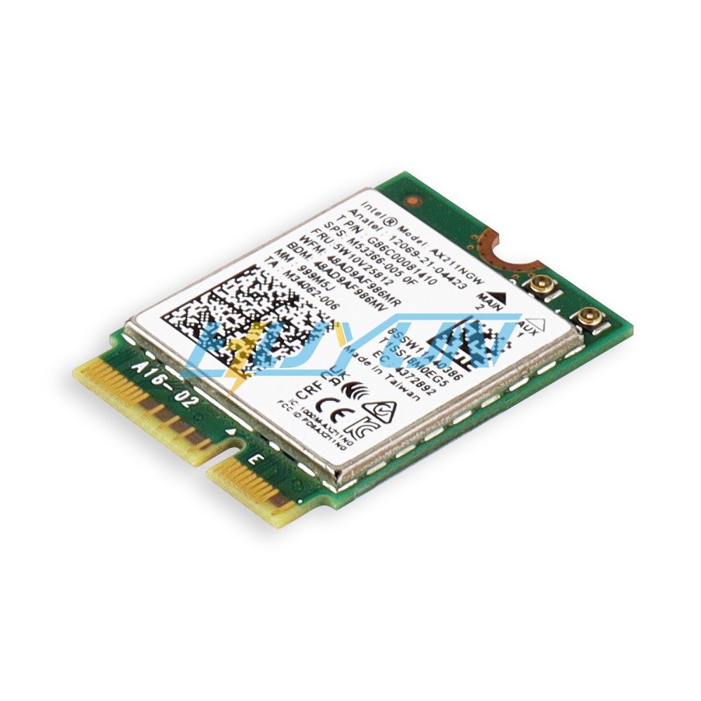 Wireless Network Card AX211NGW WiFi6E 5374Mbps CNVi Bluetooth 5.3 Intel