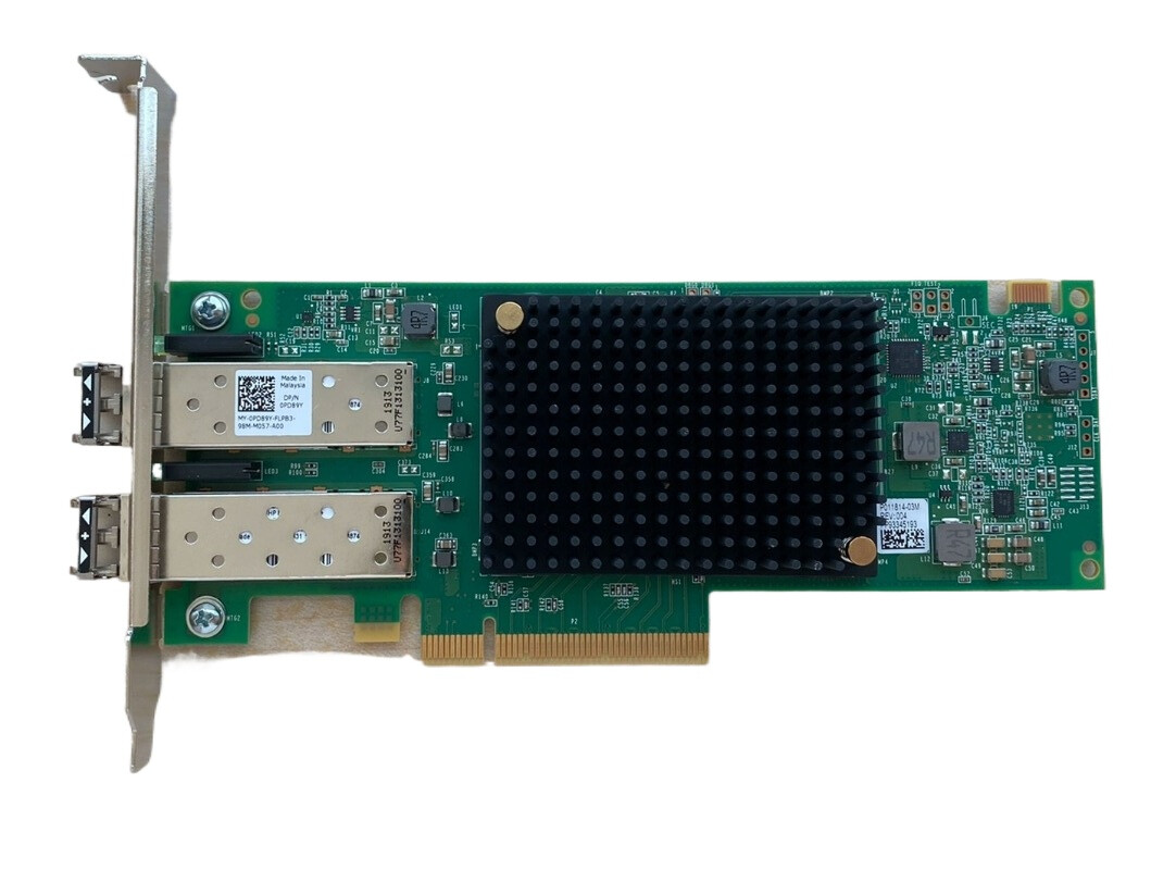LPE35002 DELL/EMULEX 32GB 32GFC SW Optical FC HBA Both Bracket LPE35002-M2