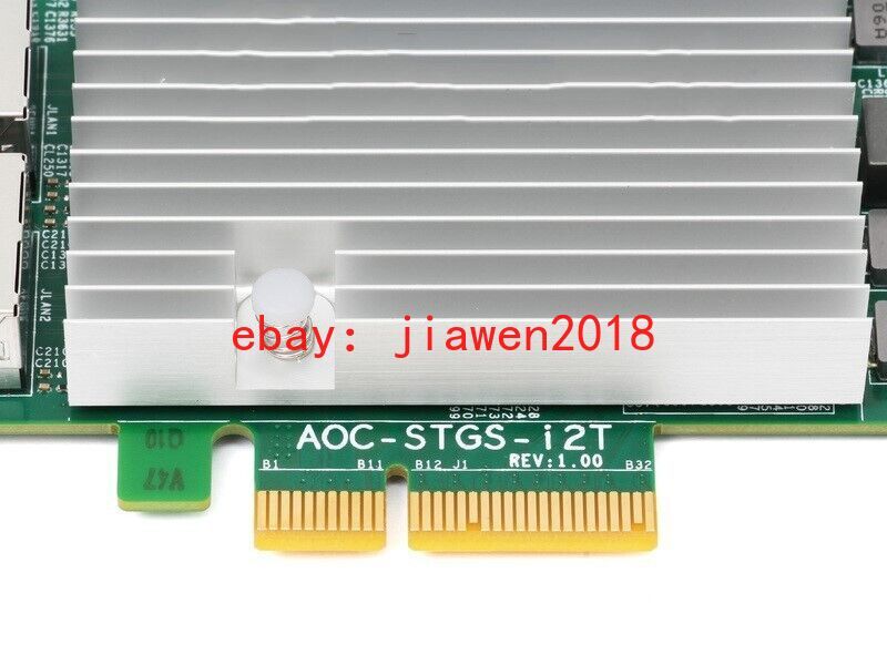 Supermicro AOC-STGS-I2T Intel X550-T2 Std LP 2-port 10G RJ45,Network Card