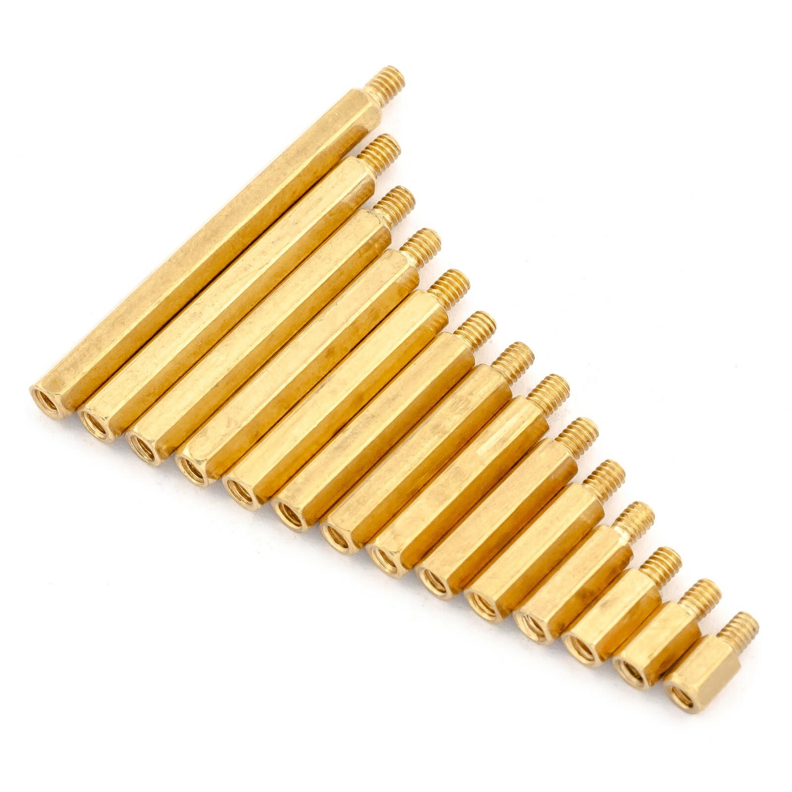 25pcs 22mm M2 Male Female Brass Hex Standoff Spacer Screw Separator Stand Off