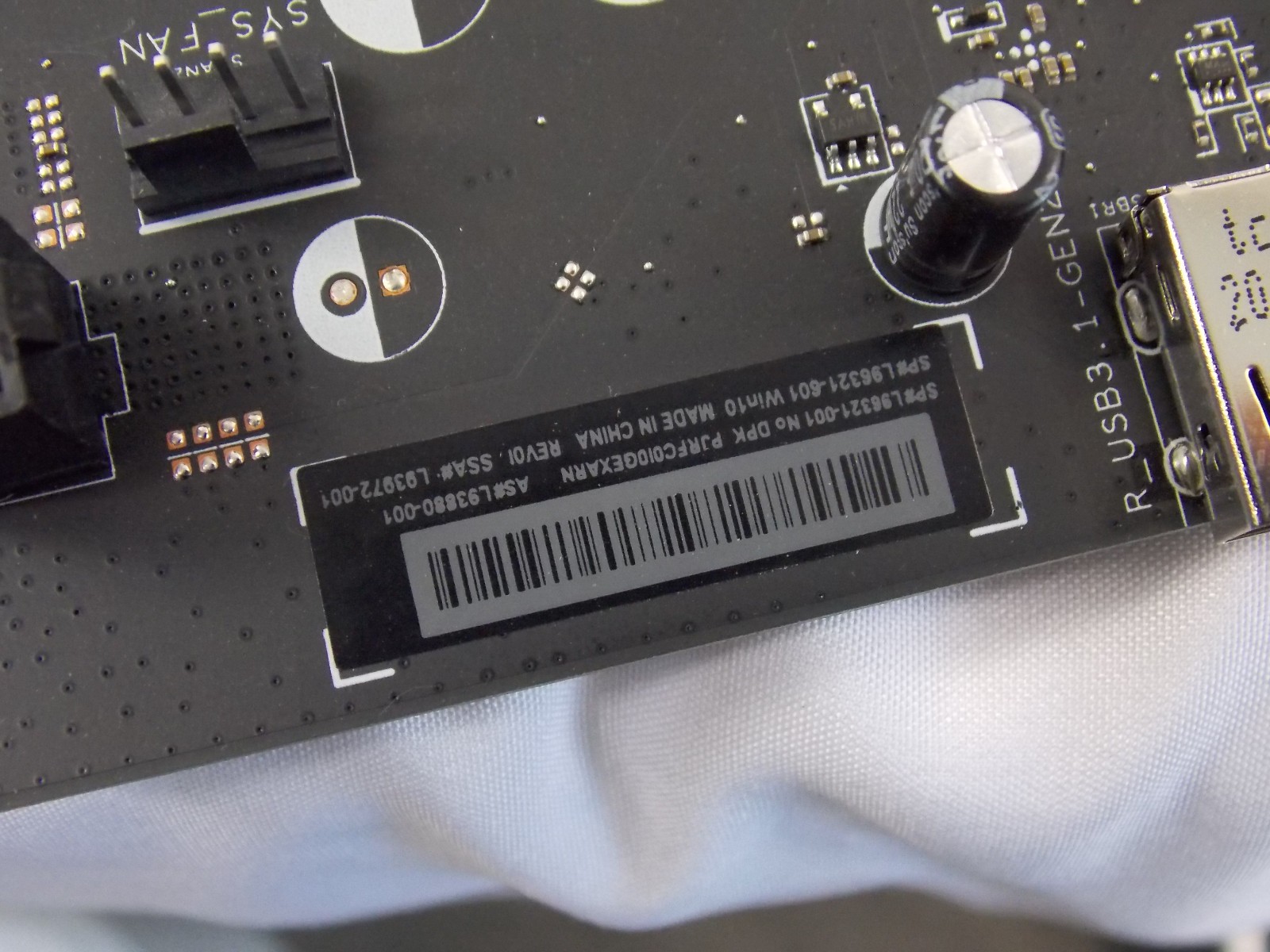 HP Omen Motherboard AM4 PARTS REPAIR UNKNOWN CONDITION???