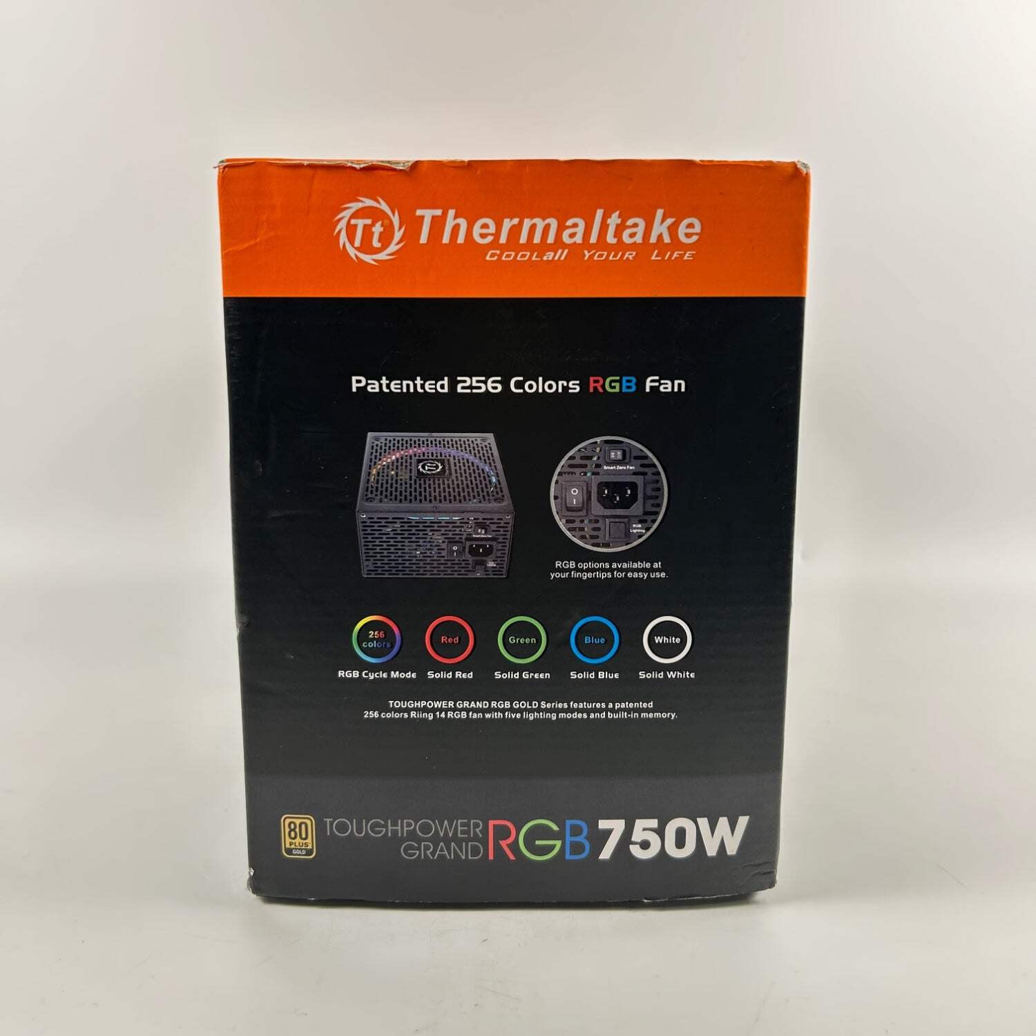 New Thermaltake Toughpower Grand RGB TPG-0705F-R 80 Plus Gold 750W Fully Modular