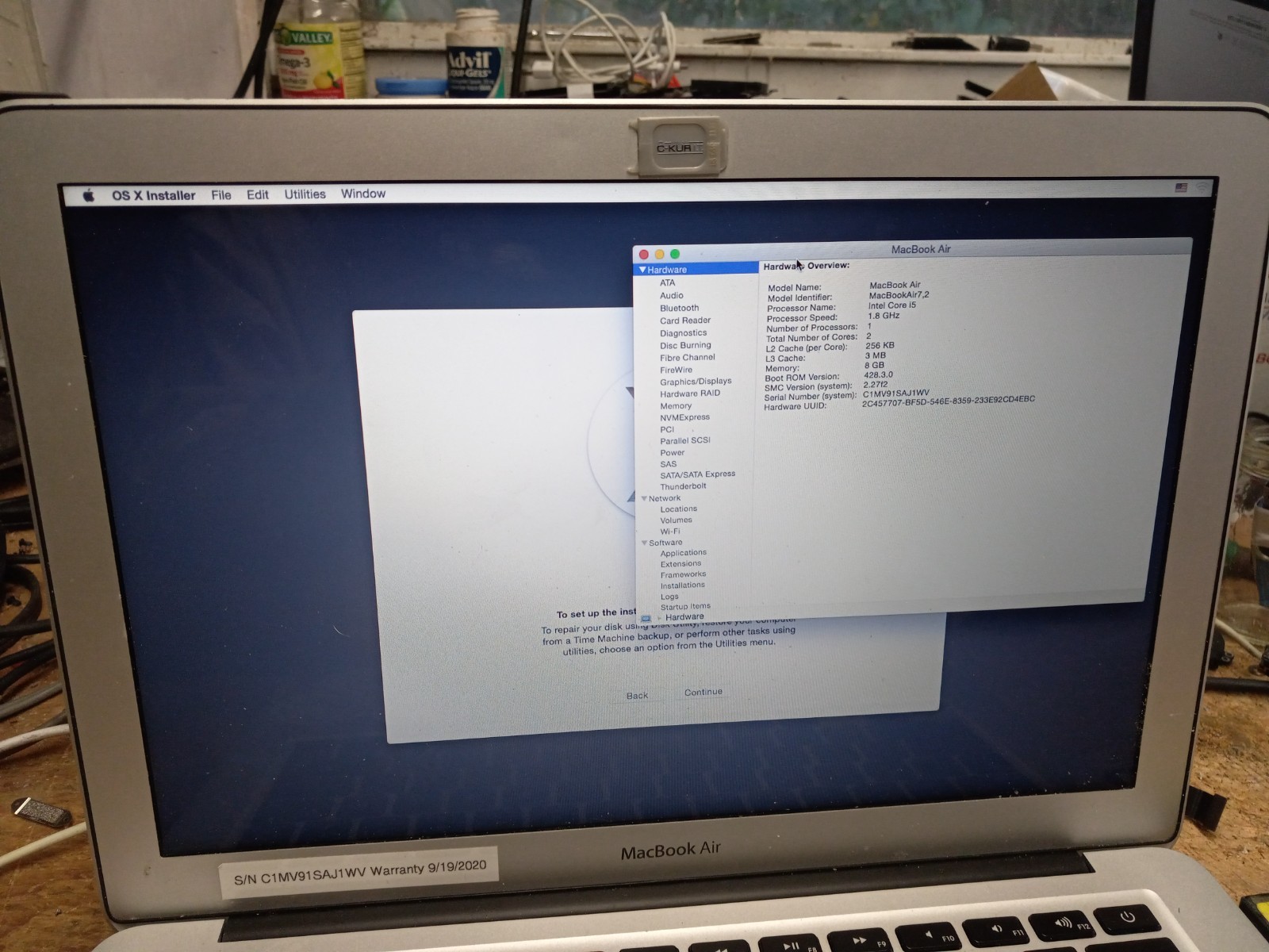 13″ Lcd Display Screen Assembly for A1466 Apple MacBook Air 2015 2017 CLEAN