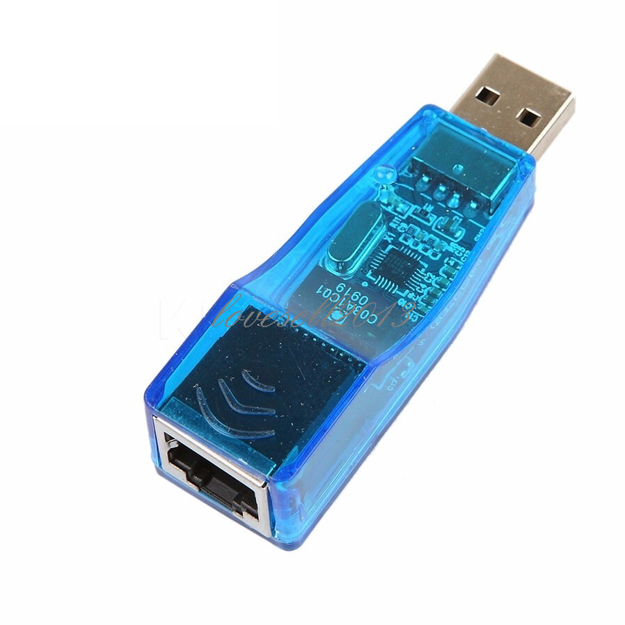 USB 2.0 To LAN RJ45 Ethernet 10/100Mbps Network Card Adapter For PC