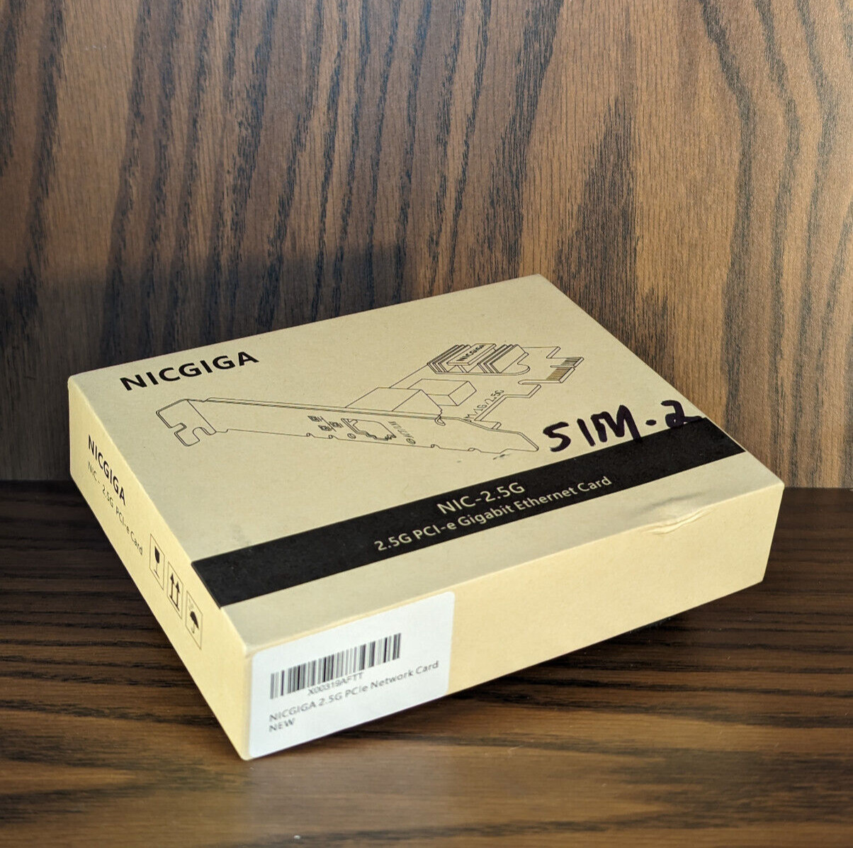 NICGIGA NIC-2.5G PCI-e Gigabit ethernet card. high and low profile.