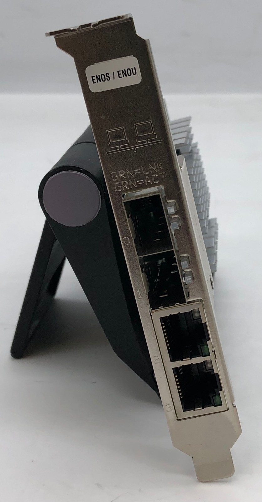LOT OF 2 Broadcom (IBM) BCM957800A0006i 2x SFP, 2x RJ-45 Ethernet Cards 00E2719