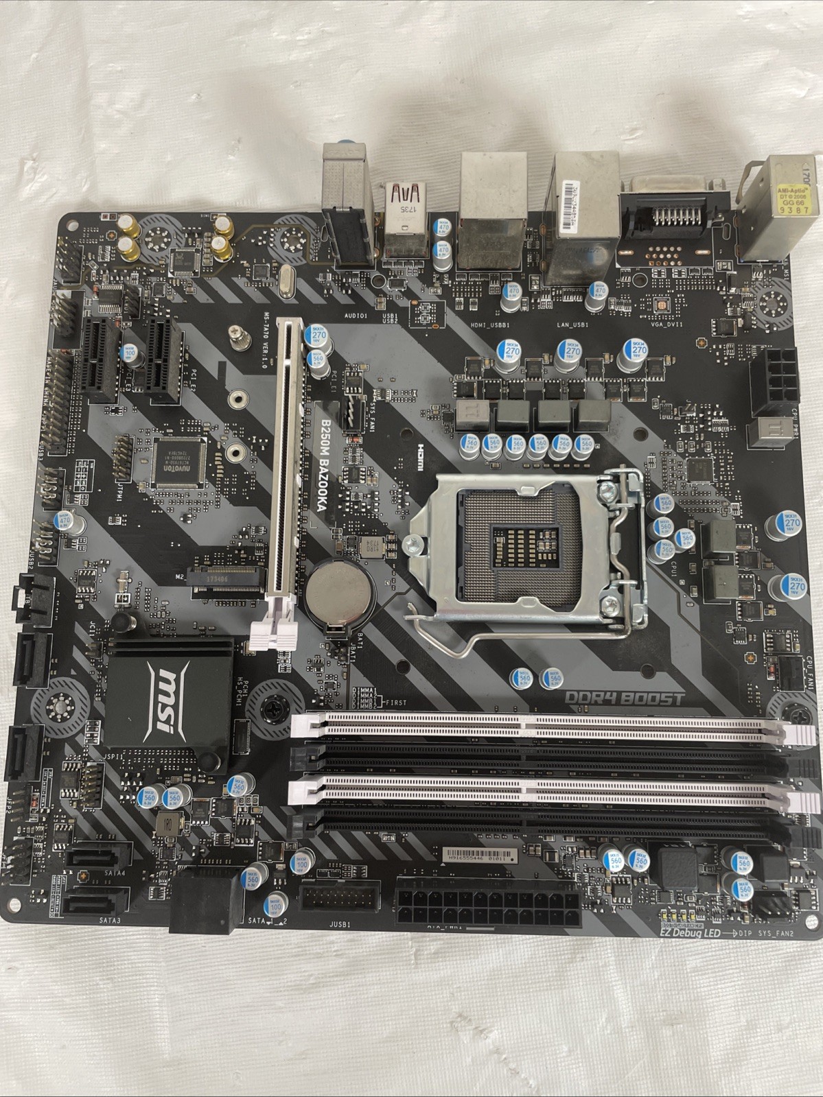 MSI Motherboard B250M BAZOOKA M-ATX | Used | Untested | CPU Not Included