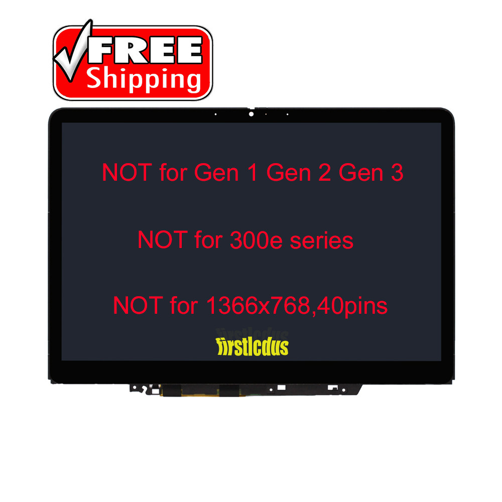 For Lenovo 500e Yoga Chromebook Gen 4 82W4 82W5 WUXGA LCD Touchscreen Digitizer