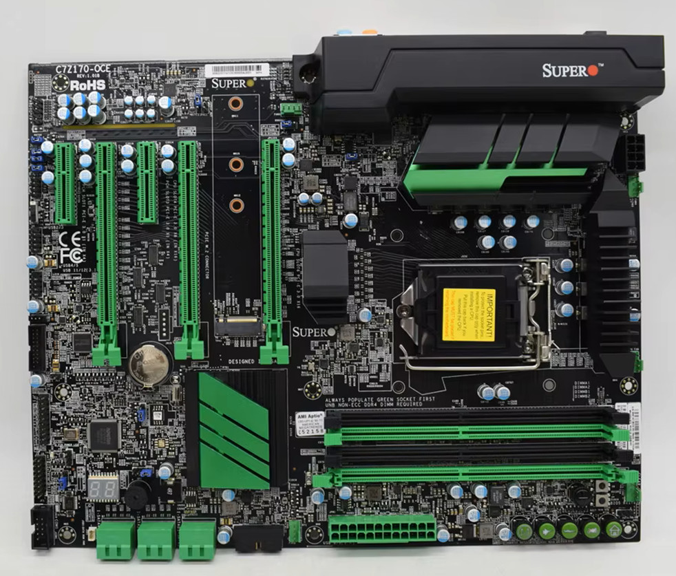 Supermicro C7Z170-OCE ATX Motherboard – Quality Motherboard for Gaming – NEW!!