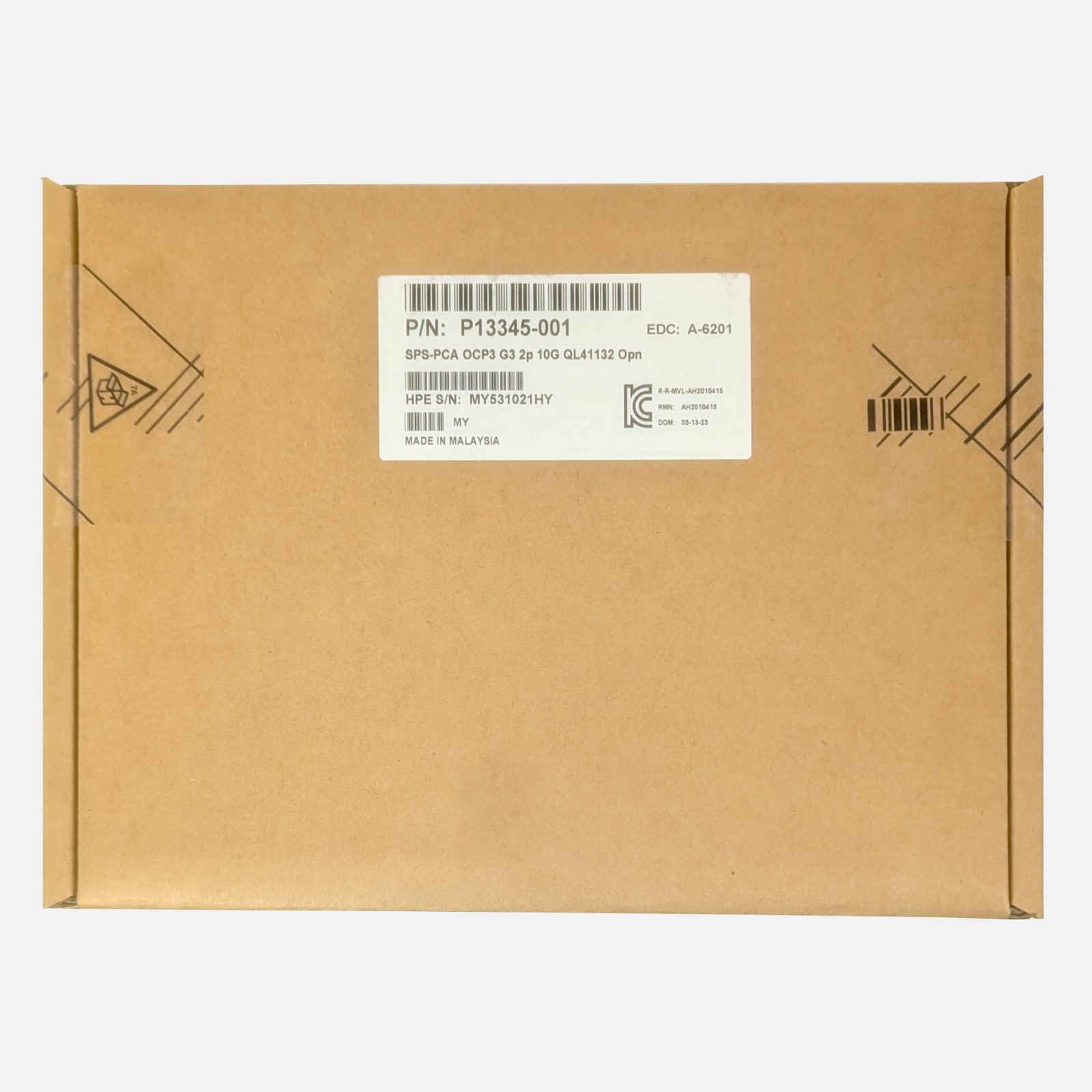 P13345-001 HPE Marvell QL41132HQRJ 10Gb 2-Port Base-T Adapter P10103-B21 NEW F/S