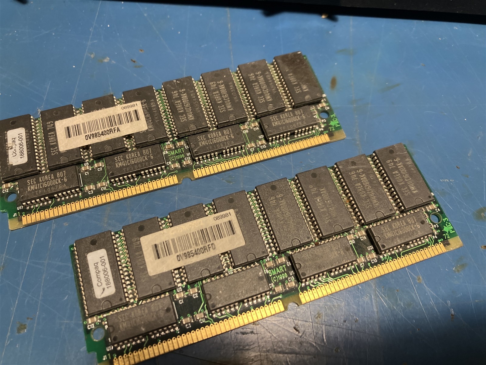 2x 64MB FPM 16Mx36 Parity 72-pin RAM SIMM 128MB 60ns Fast Page Mode Memory PC