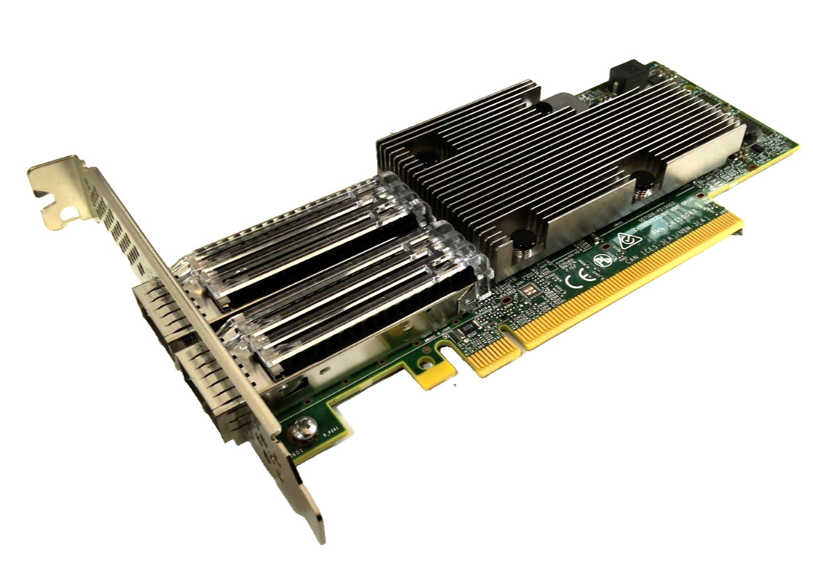 Dell FPM6F Broadcom 57508 Dual Port 100 GB/s QSFP56 PCIe 4.0 X16 Network Adapter