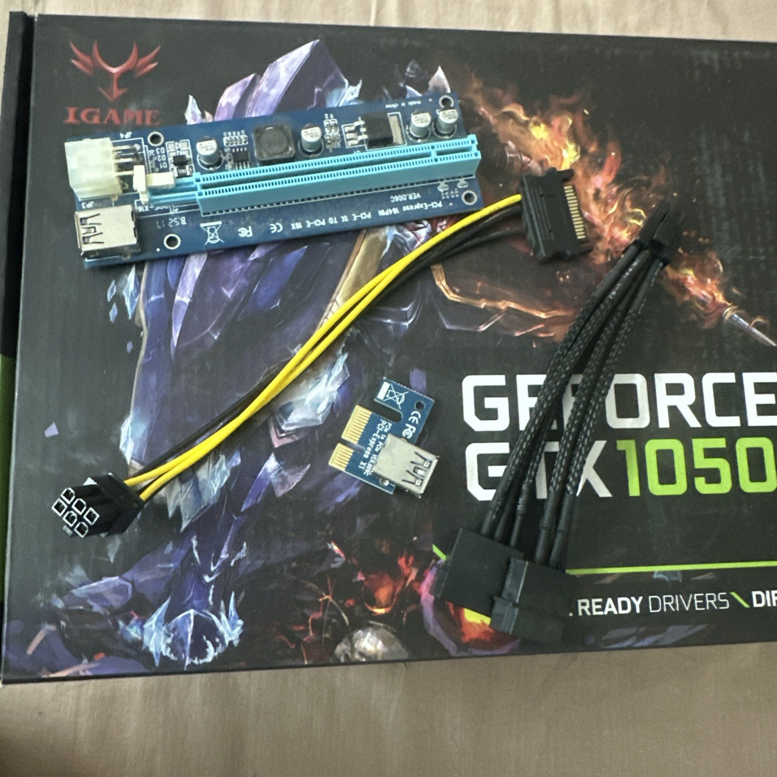IGAME GeForce GTX 1050 Ti X 4G 4BG DGGR5 Graphics Card with (Original box)
