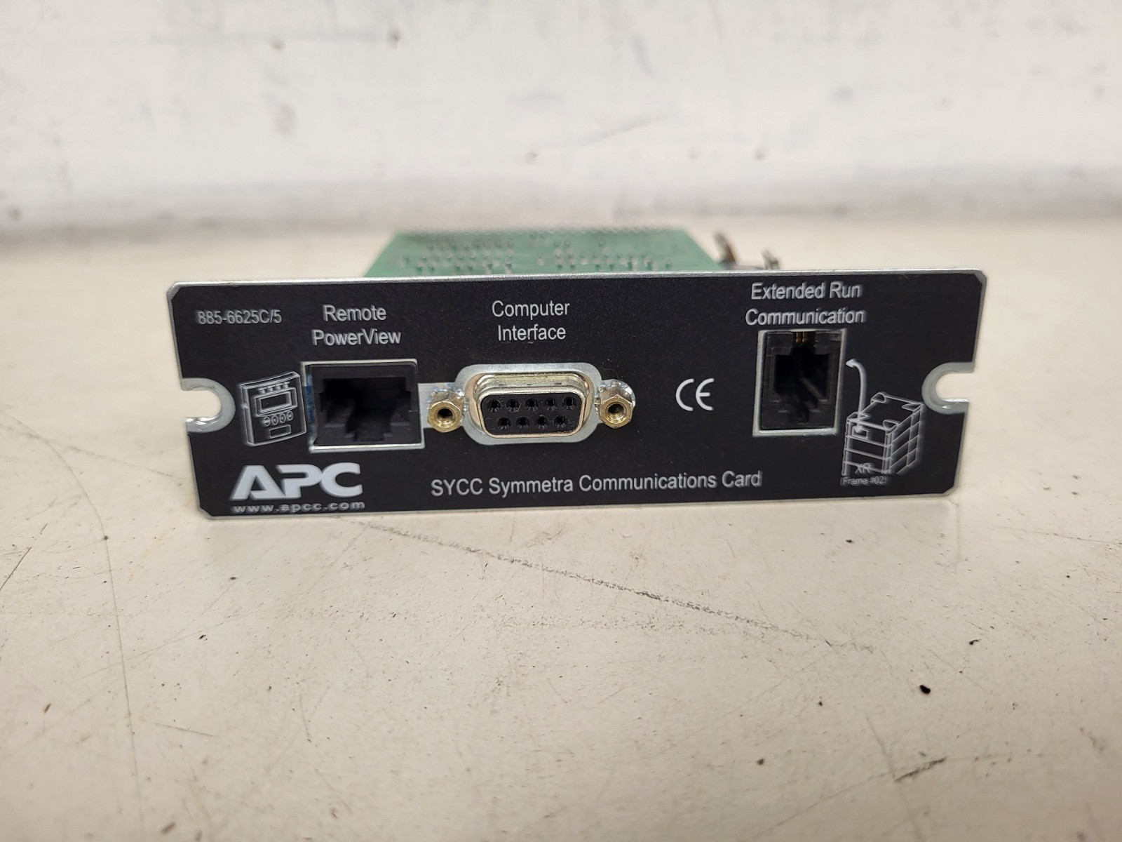 APC SYCC Symmetra Communications Card 885-6625C/5 used