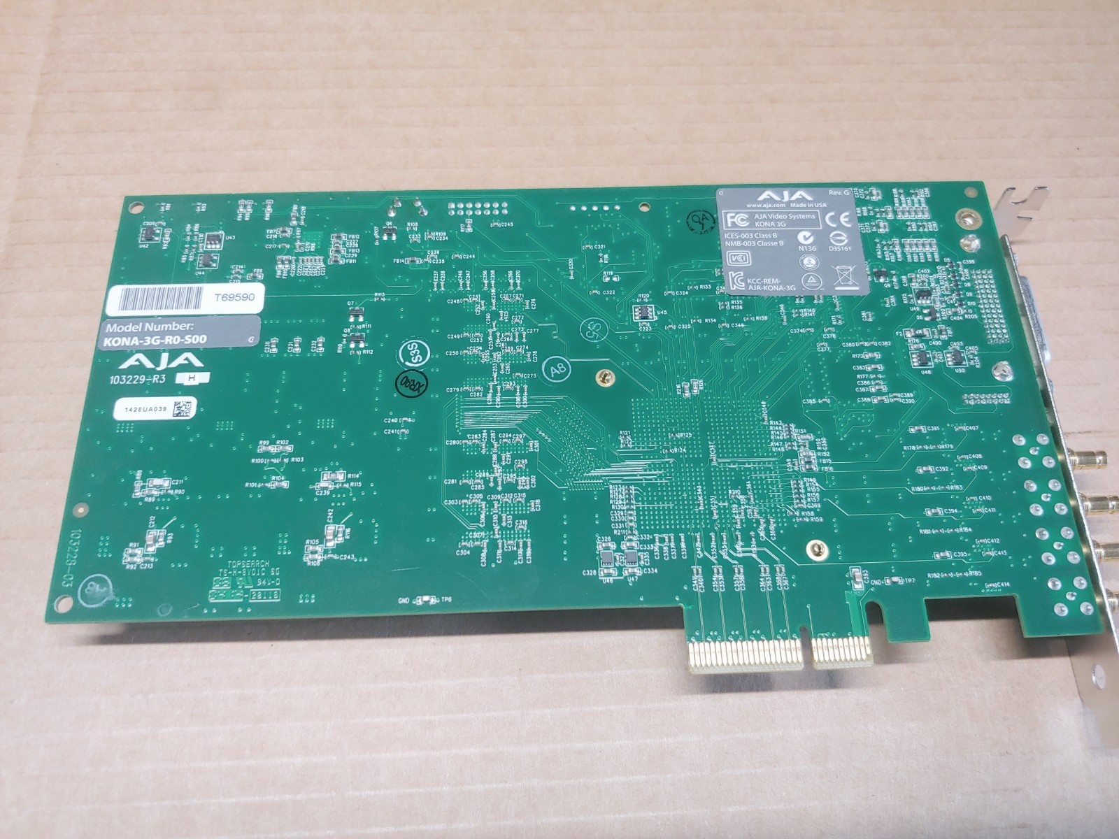 AJA KONA-3G-R0-S00 Dual Link HD SD PCIE HDMI Video Capture Card