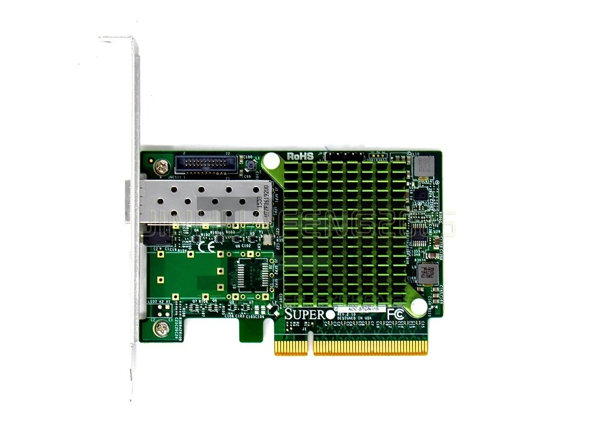 Supermicro AOC-STGN-i1S SFP+ Intel 82599 10GbE PCIe 2.0 Rev 2.10 NIC X520-DA1