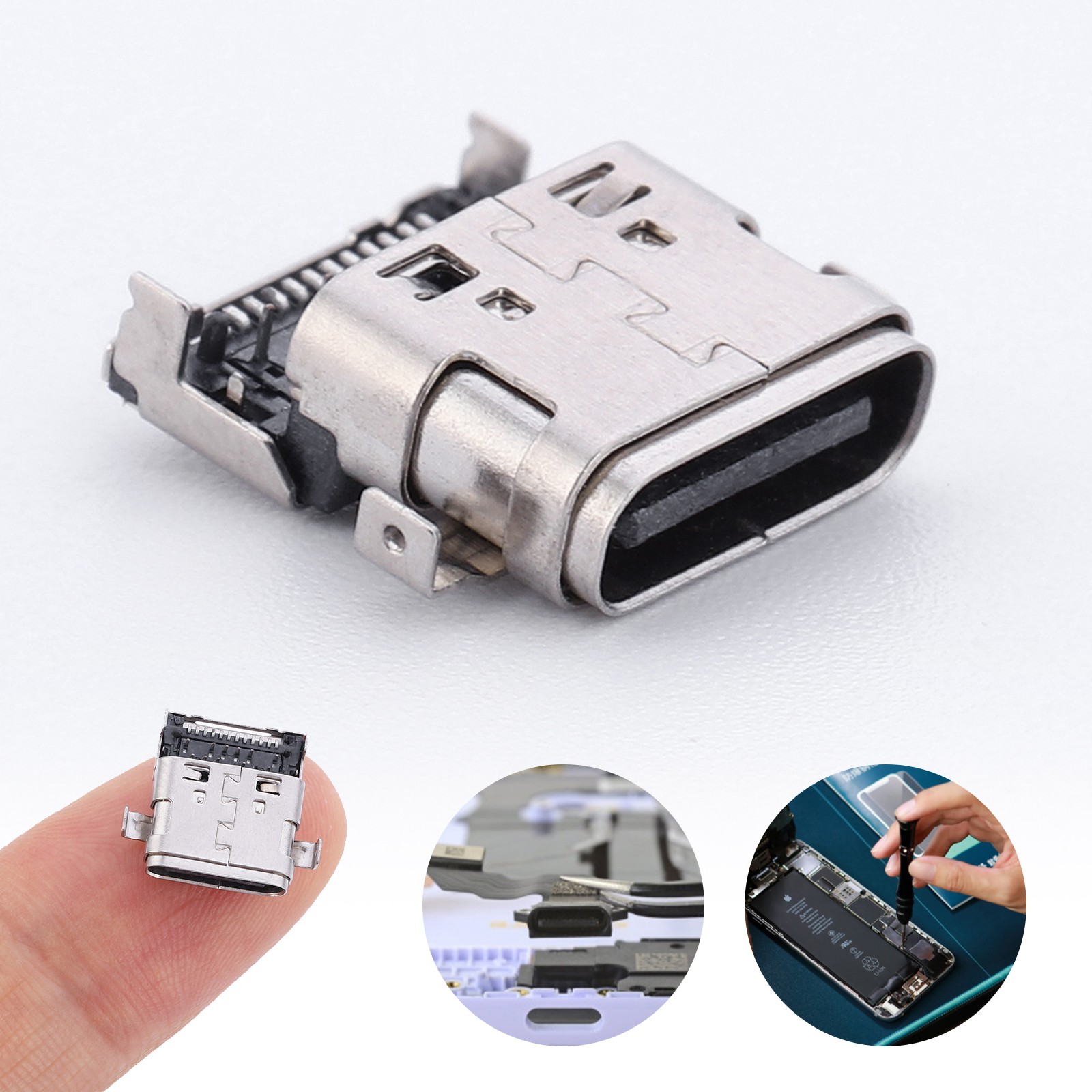 USB Type-C Charging Port DC Power Jack For Asus Chromebook C204 C204MA C204EE