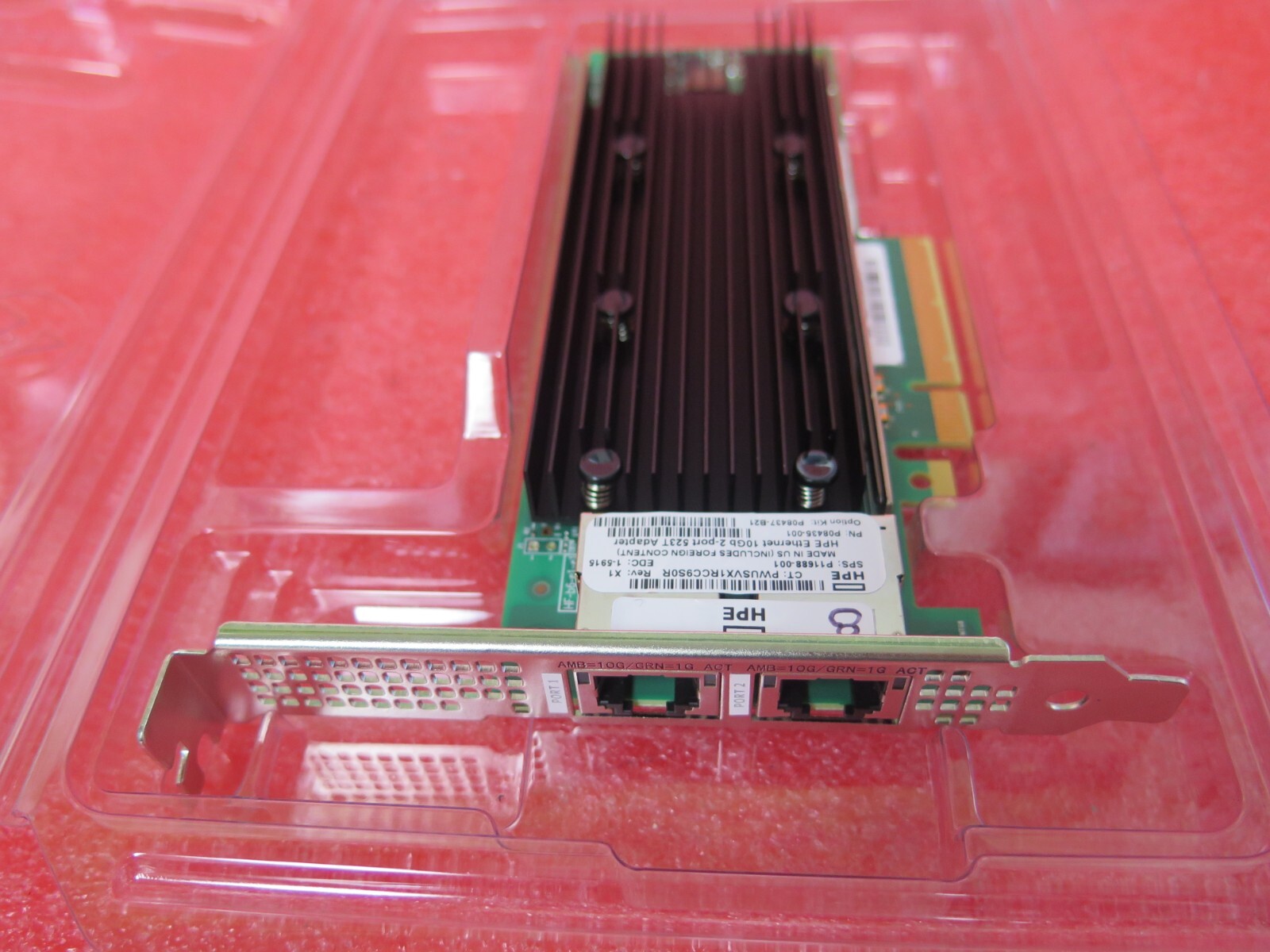 HPE Marvell QL41132HLRJ Ethernet 10Gb Dual Port Base-T Adapter P08437-B21
