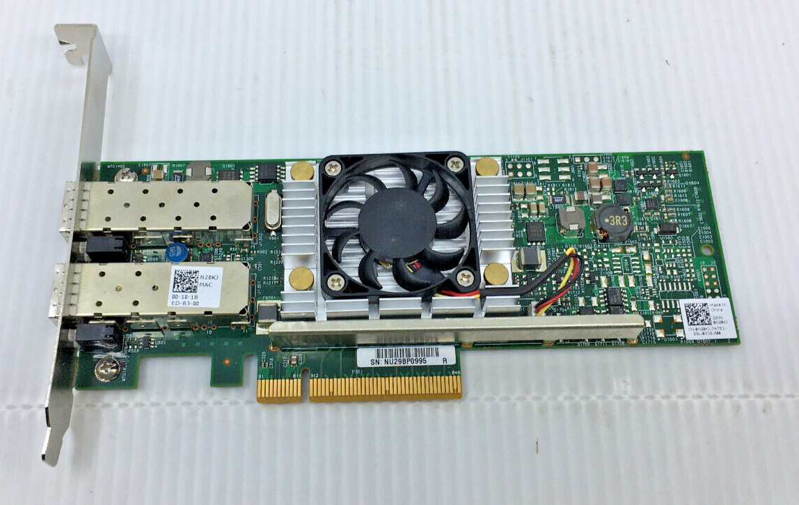 Dell Broadcom 57810S 10GB Dual Port PCI-E Network Card 0N20KJ Full Profile