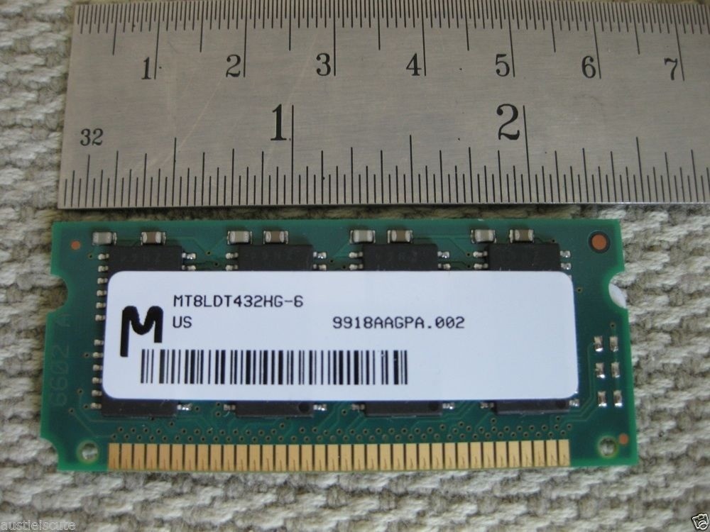 16MB EDO 72-pin 60ns 3.3v SODIMM MT8LDT432HG-6X Micron Crucial