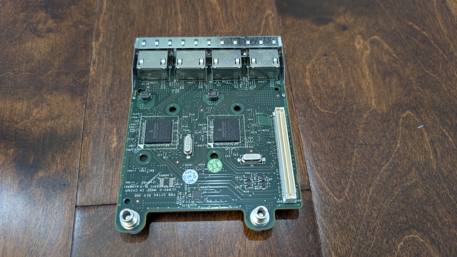Dell Broadcom 5720 Quad Port 1Gb Ethernet Network Daughter Card FM487 0FM487