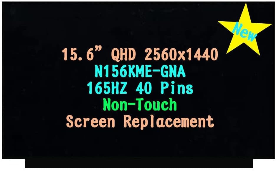 New LCD Screen for MSI GS66 Stealth 11UE QHD 40pin 165Hz Non-Touch Display