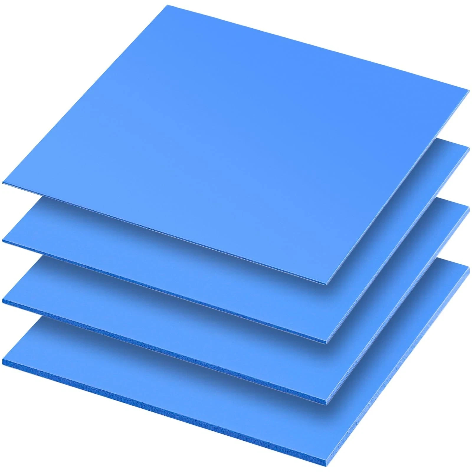 4 Pieces Silicone Thermal Pads 100 x100mm 0.5mm 1mm 1.5mm 2mm Highly Efficien…