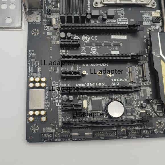 FOR GIGABYTE GA-X99-UD4 DDR4*8 LGA 2011-V3 128GB ATX Motherboard Test OK