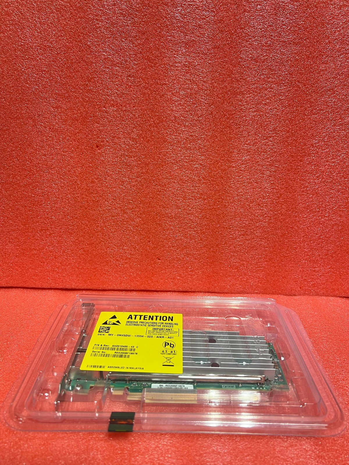 NEW Dell NV5DW Qlogic FastLinQ QL41132HFRJ 2x10Gb Base-T Ethernet Dual RJ45